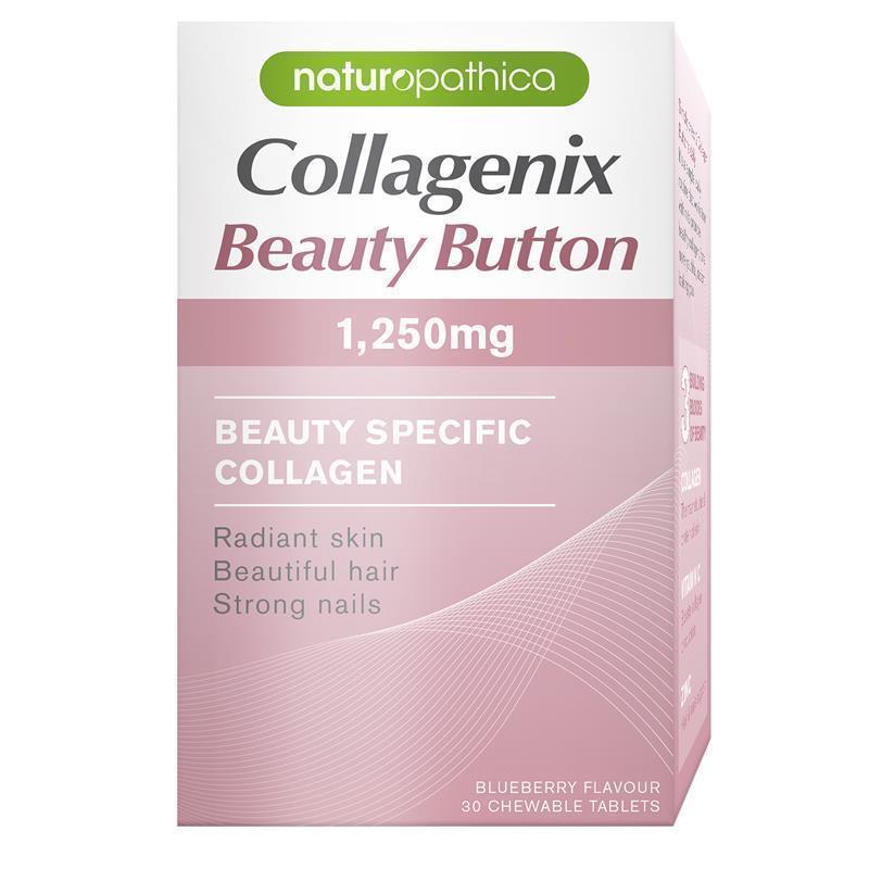Collagen Úc Naturopathica Collagenix Beauty Button 1250mg 30 viên | Xuất xứ Úc