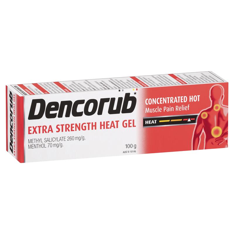 Dầu nóng xoa bóp Dencorub Extra Strength Heat Gel 100g | Sản phẩm chính hãng Úc