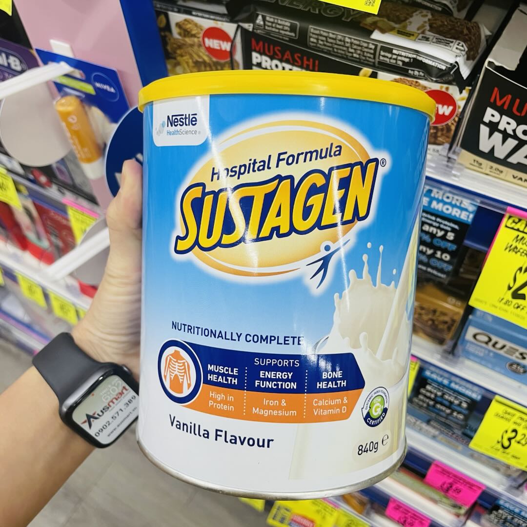 Sữa dinh dưỡng vị Vanilla Sustagen Hospital Formula 840g