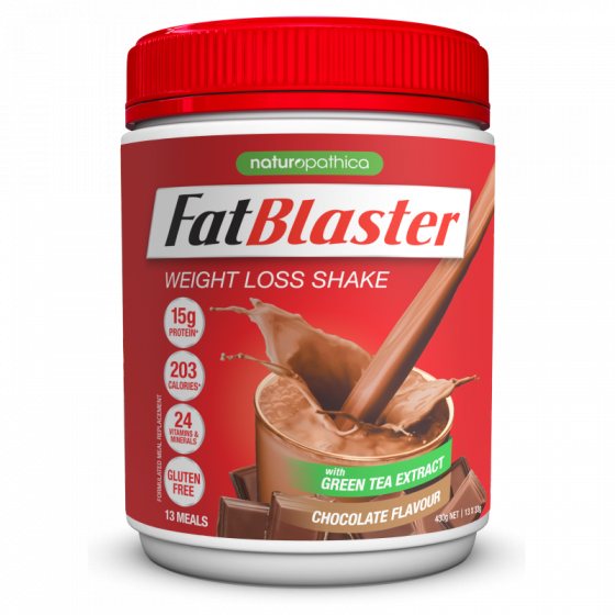 FatBlaster của Úc Naturopathica Chocolate hỗ trợ giảm cân 430g | Sản phẩm Úc chính hãng