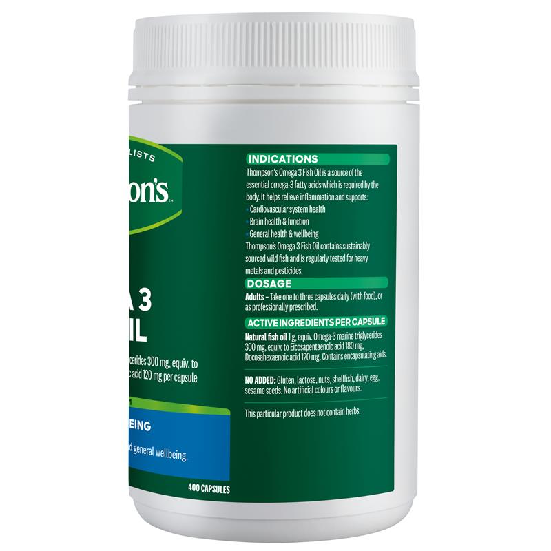 Dầu cá Thompson's Omega 3 Fish Oil 400 viên