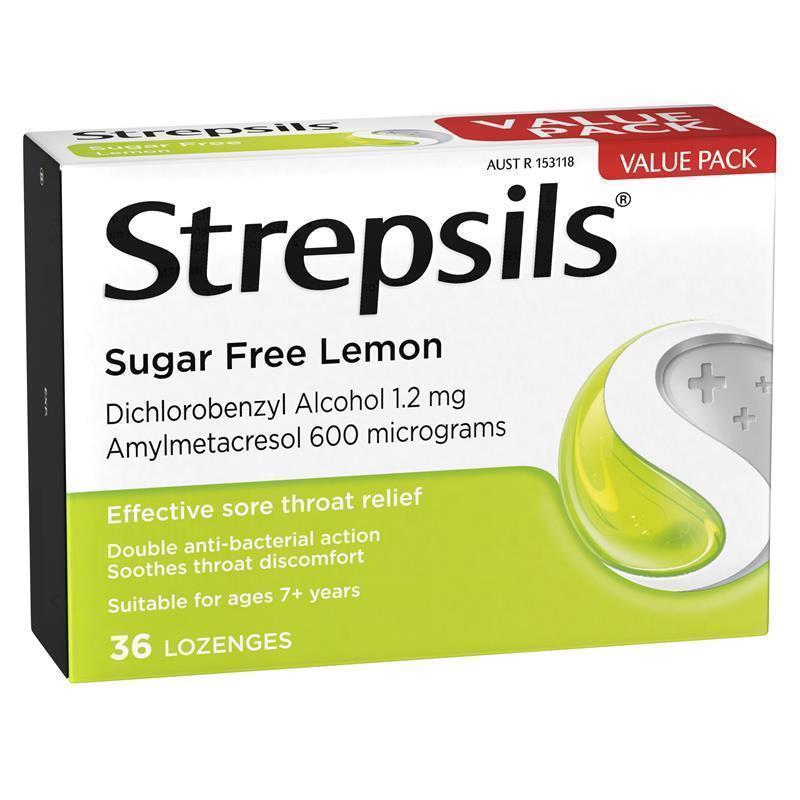 Viên ngậm giảm đau họng Strepsils Sore Throat Relief Lozenges