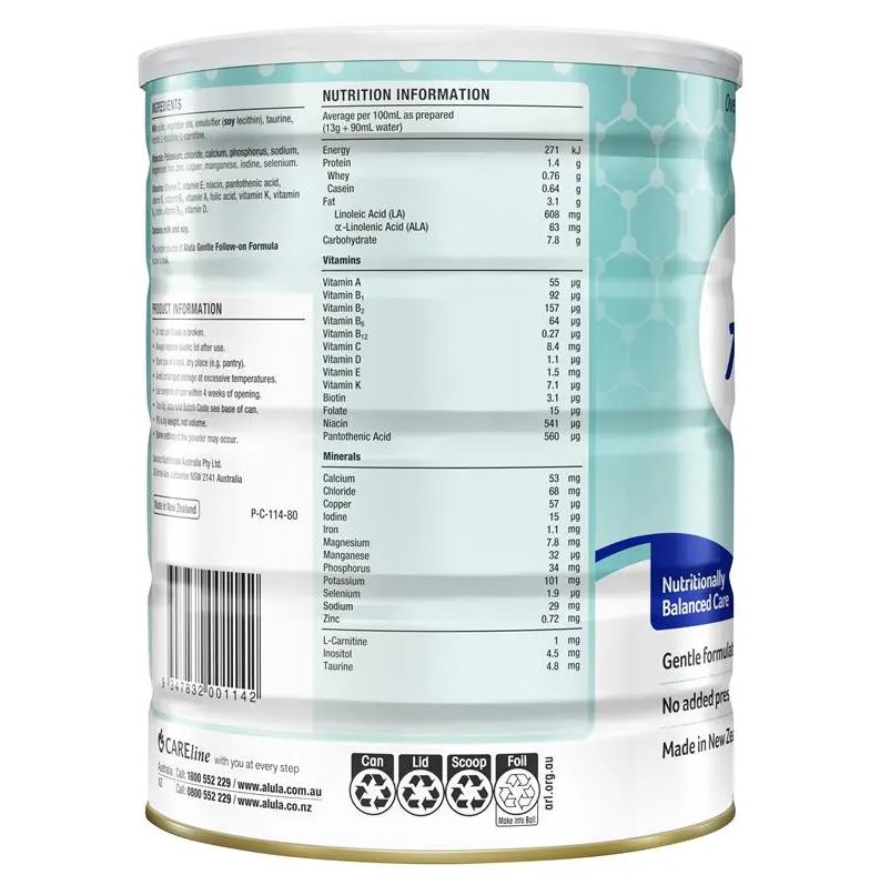 Sữa Alula Original số 2 Follow On 900g (6-12 tháng)