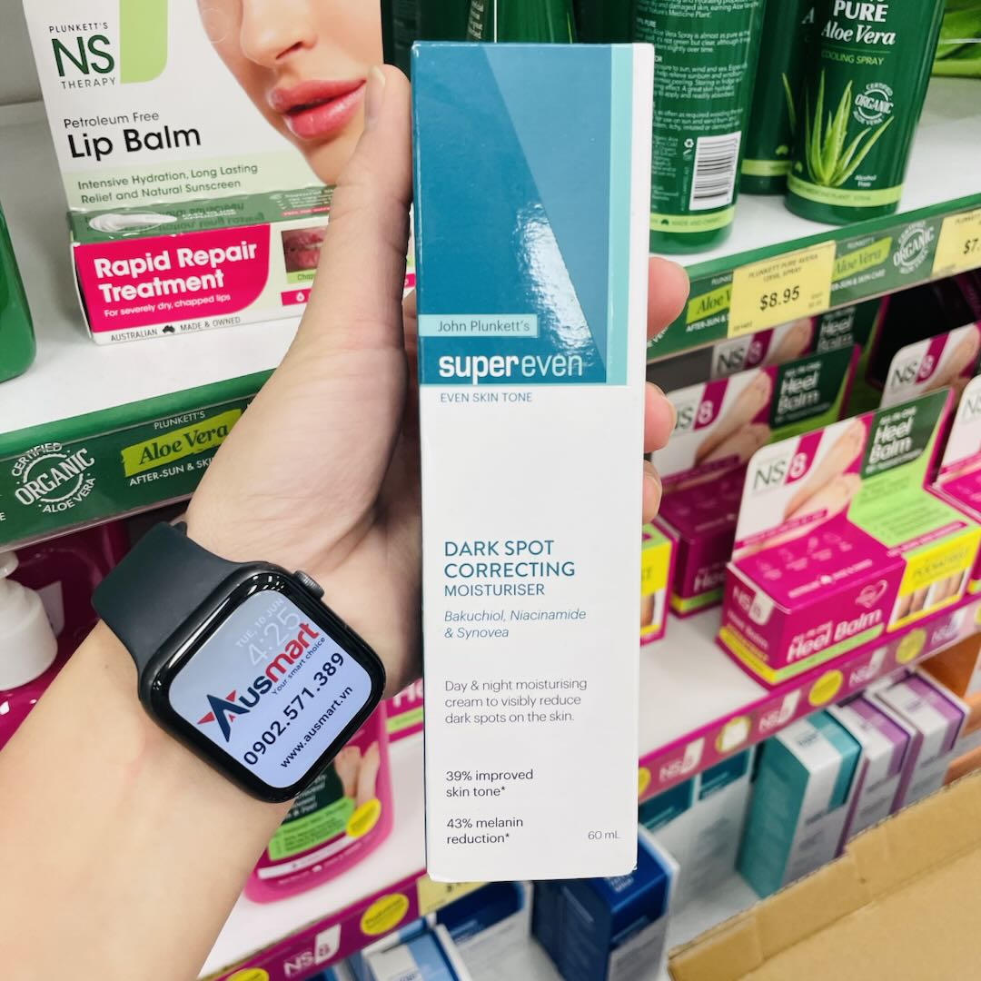 Kem dưỡng ẩm giảm thâm nám John Plunkett's SuperEven Dark Spot Correcting Moisturiser 60ml