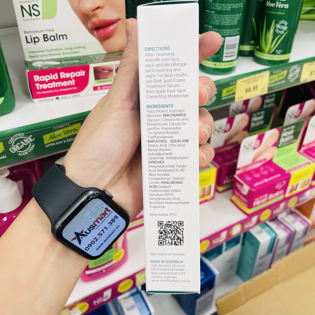 Kem dưỡng ẩm giảm thâm nám John Plunkett's SuperEven Dark Spot Correcting Moisturiser 60ml