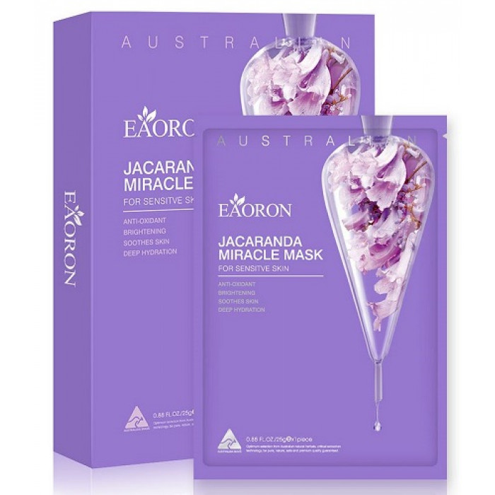 Mặt nạ Eaoron Úc Jacaranda Miracle Mask Sensitive Skin bộ 5 cái | Mua hàng Úc tại Ausmart