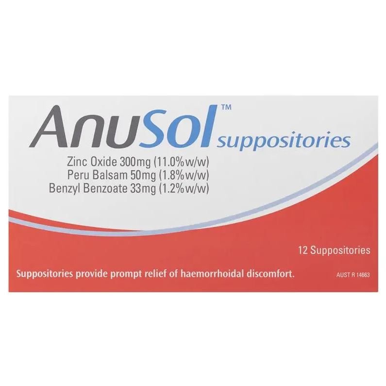 Thuốc đặt trị trĩ Anusol Suppositories