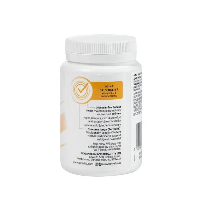 Viên uống giảm đau và hỗ trợ xương khớp Arravite Joint Pain Relief 120 viên