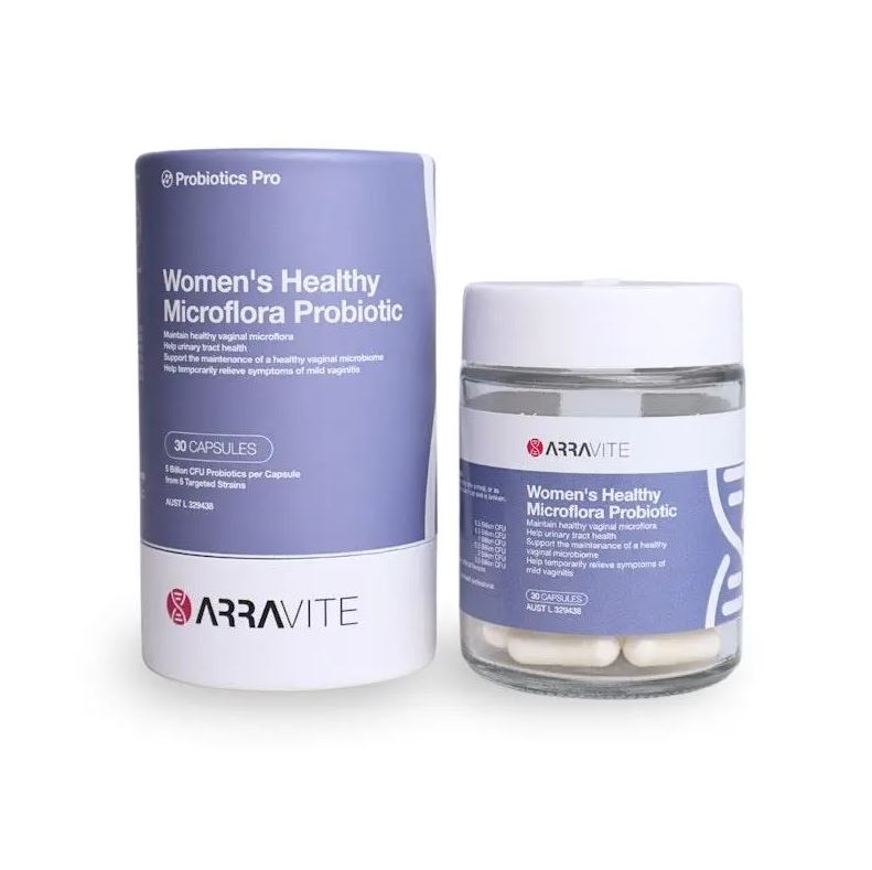 Viên uống lợi khuẩn cho phụ nữ Arravite Women's Healthy Microflora Probiotic 30 viên