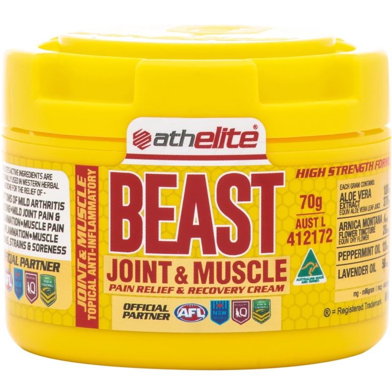 Kem giảm đau và phục hồi cơ khớp Athelite Beast Joint & Muscle Pain Relief & Recovery