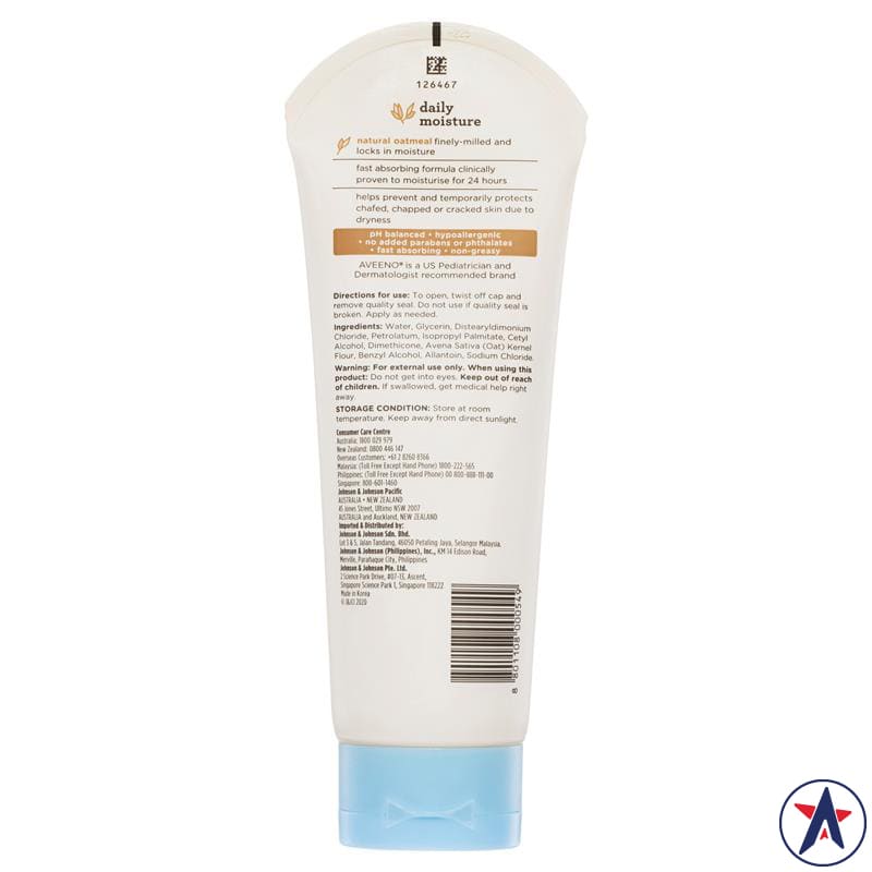 Aveeno Baby Lotion Daily Moisturing dưỡng ẩm da cho bé 227g | Sản phẩm Úc
