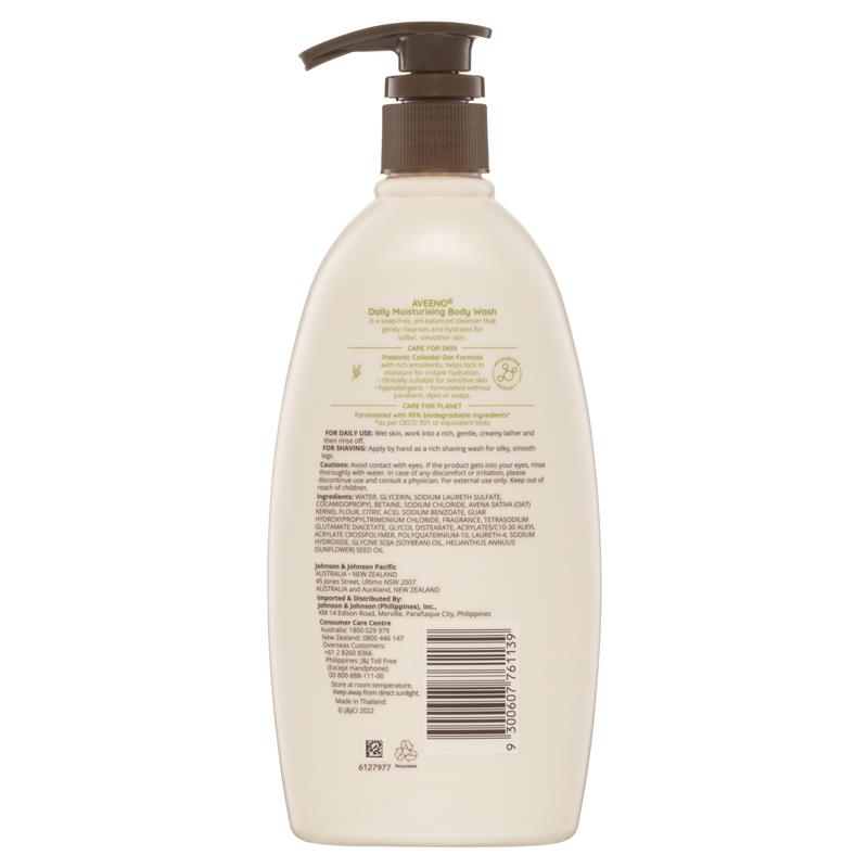 Sữa tắm Aveeno Daily Moisturising Light Fragrance Body Wash