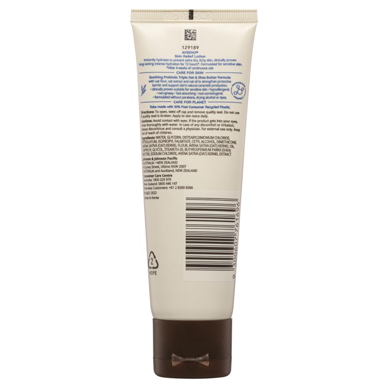 Sữa dưỡng thể Aveeno Skin Relief Moisturising Fragrance Free Body Lotion