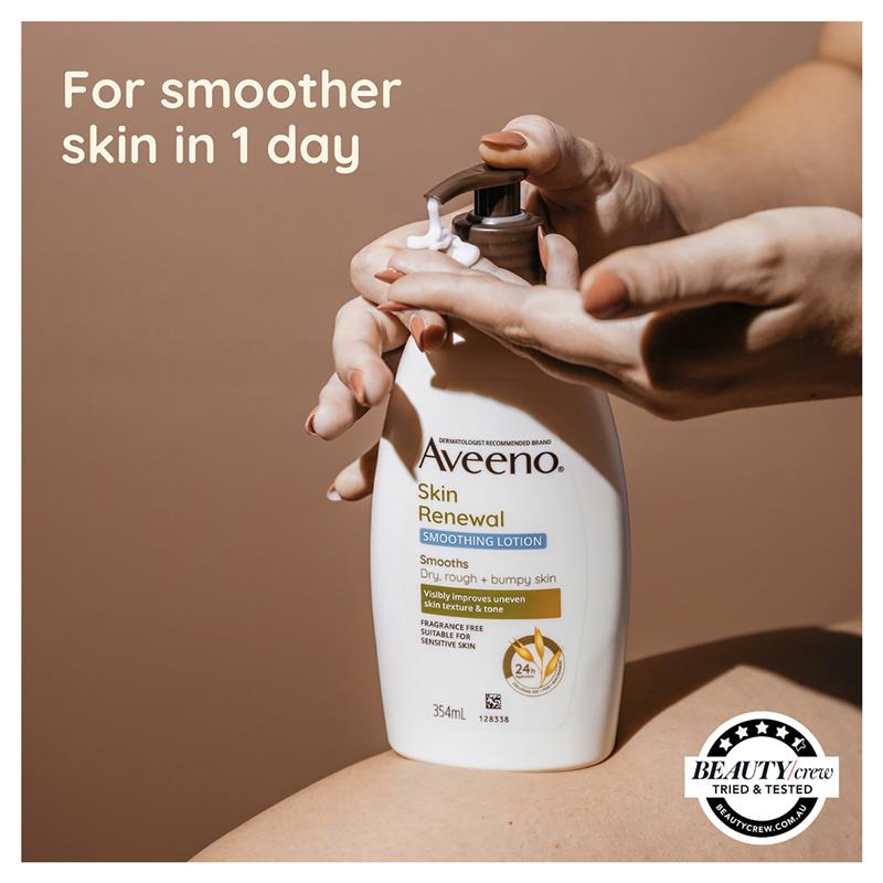 Sữa dưỡng thể Aveeno Skin Renewal Smoothing Fragrance Free Body Lotion
