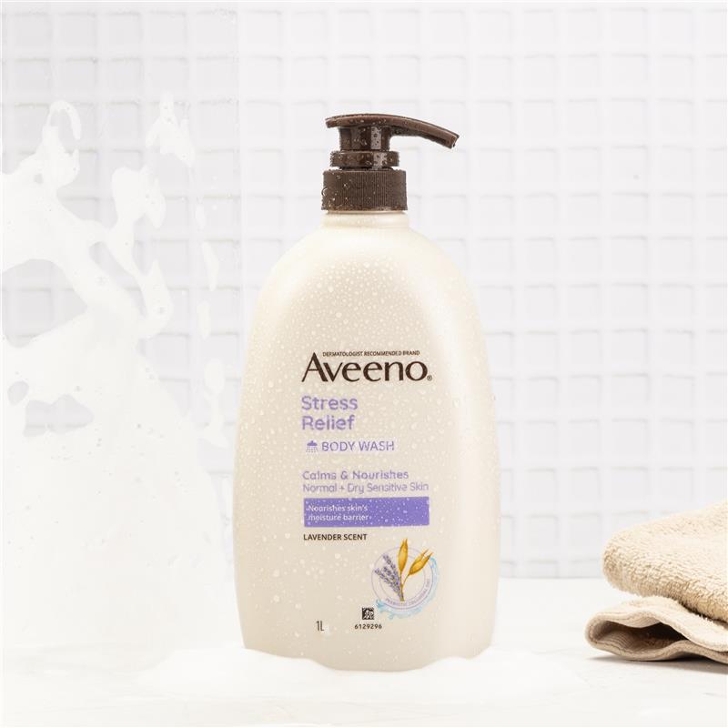 Sữa tắm Aveeno Stress Relief Hydrating Lavender Scent Body Wash