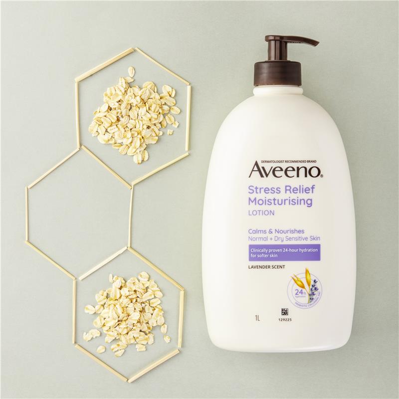 Sữa dưỡng thể Aveeno Stress Relief Moisturising Lavender Scent Body Lotion