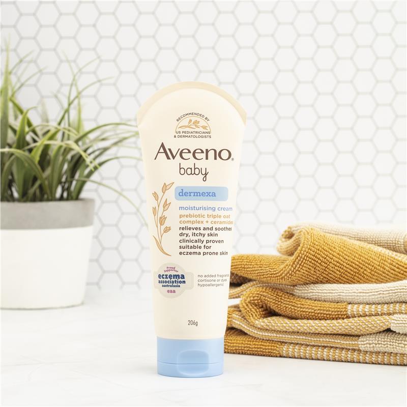 Kem trị chàm sữa Aveeno Baby Dermexa Moisturising Cream 206g