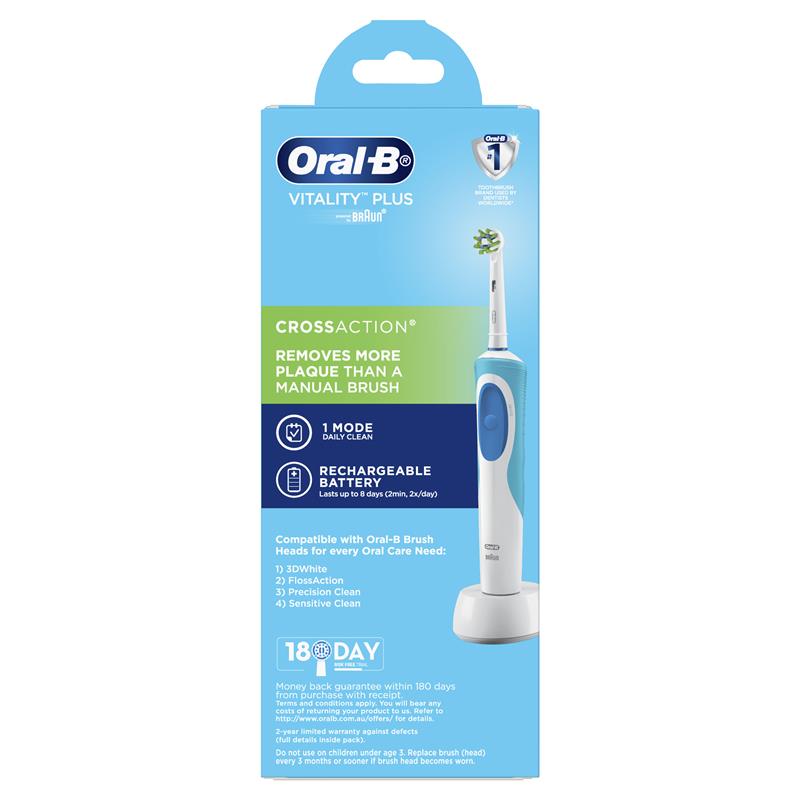 Bàn chải điện Oral B Vitality Plus Cross Action | Mua hàng Úc tại Ausmart