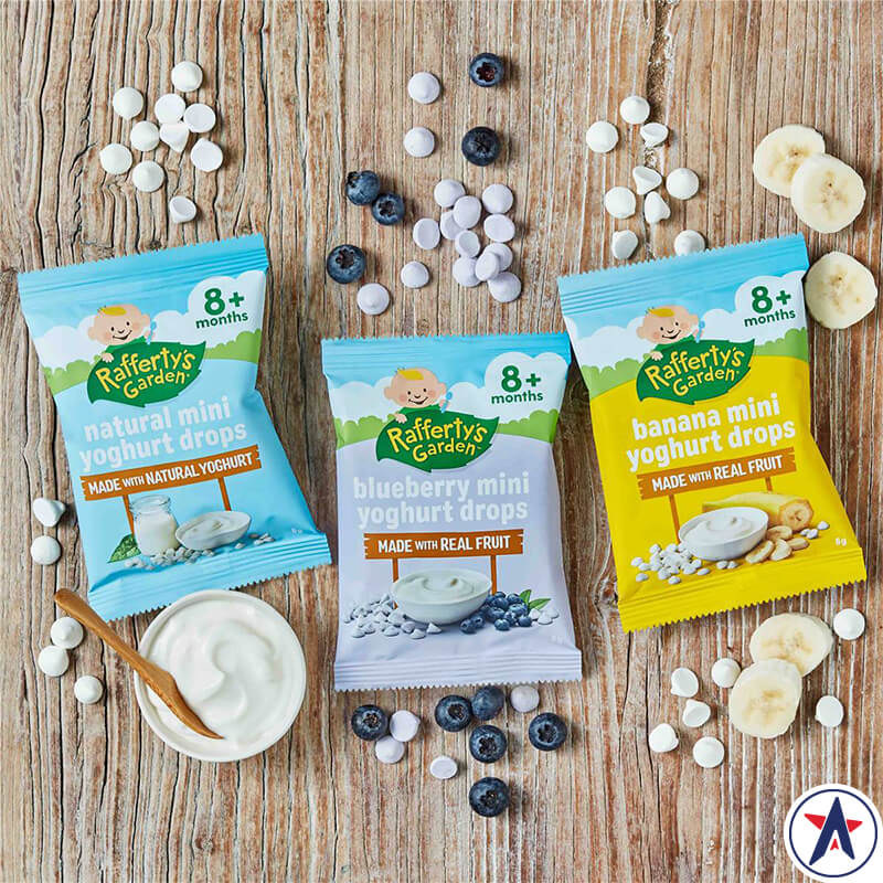 Bánh sữa chua cho bé Rafferty's Garden Natural Mini Yoghurt Drops 8g