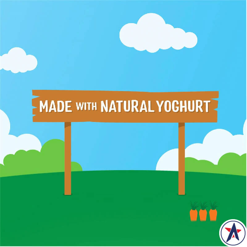 Bánh sữa chua cho bé Rafferty's Garden Natural Mini Yoghurt Drops 8g