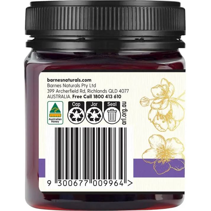 Mật ong Manuka Úc Barnes Naturals MGO 100+ Australian Honey