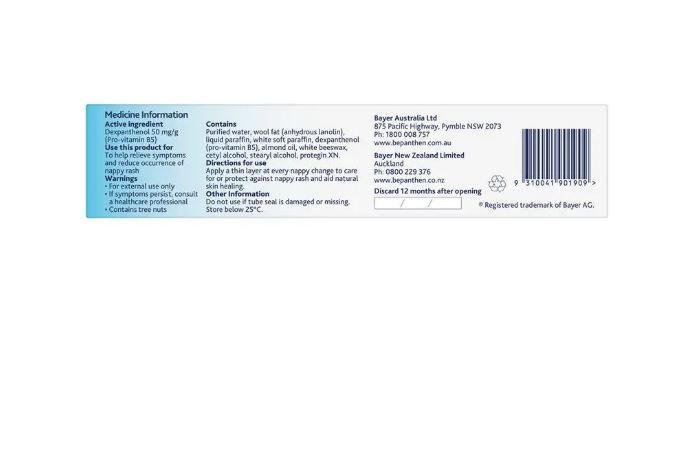 Kem trị hăm tã Bepanthen Nappy Rash Ointment