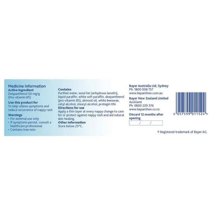 Kem trị hăm tã Bepanthen Nappy Rash Ointment