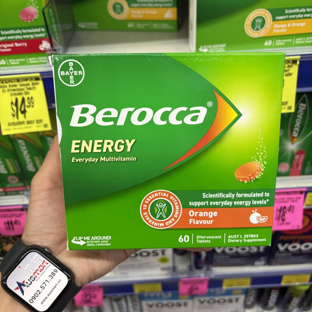 Viên sủi Berocca Orange Energy Performance