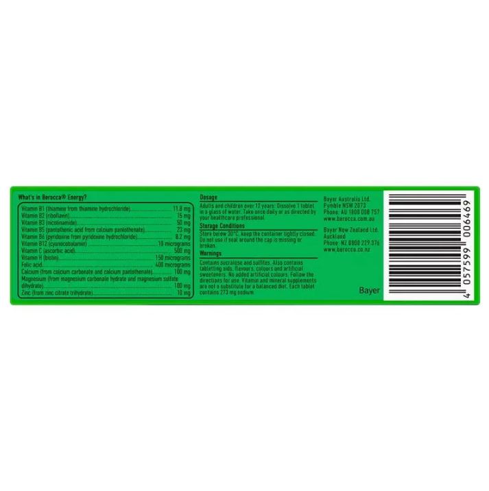 Vitamin tổng hợp Berocca Mango & Orange Effervescent