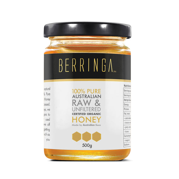 Mật ong nguyên chất Berringa Australian Pure Organic Raw & Unfiltered Honey