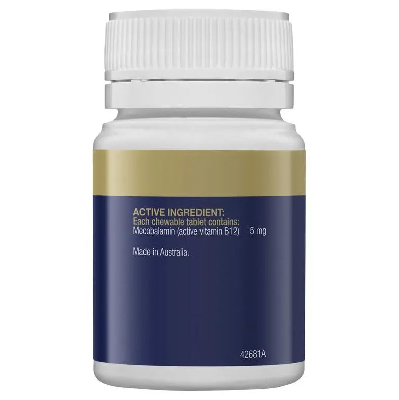 Viên nhai hỗ trợ thần kinh & hệ miễn dịch BioCeuticals Methyl B12 Chewable 60 viên