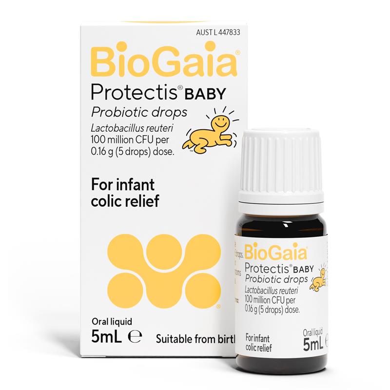 BioGaia Protectis Baby Probiotic Drops hỗ trợ tiêu hóa cho trẻ sơ sinh