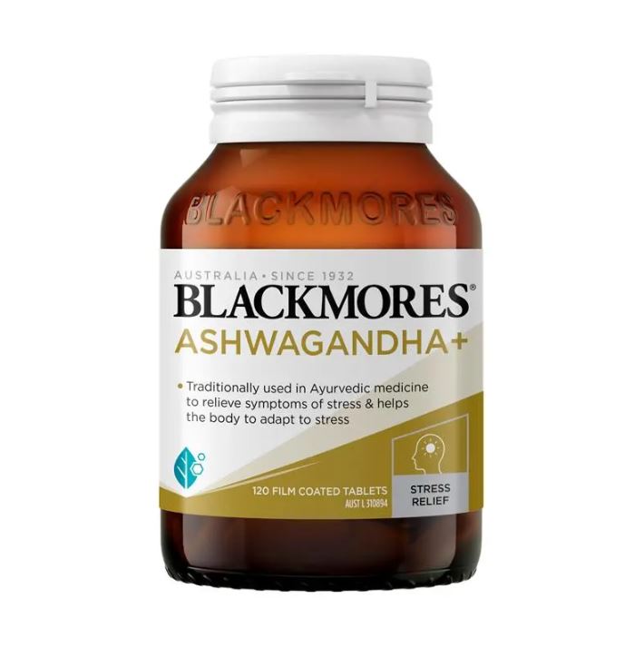 Viên uống giảm căng thẳng Blackmores Ashwagandha+