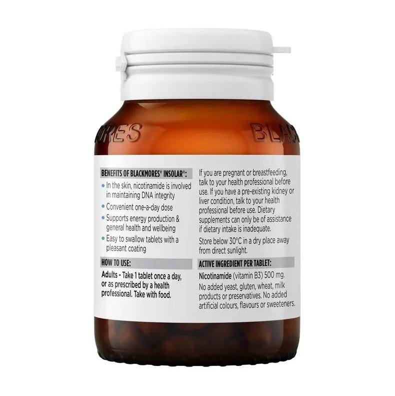 Viên uống đẹp da Blackmores Insolar của Úc