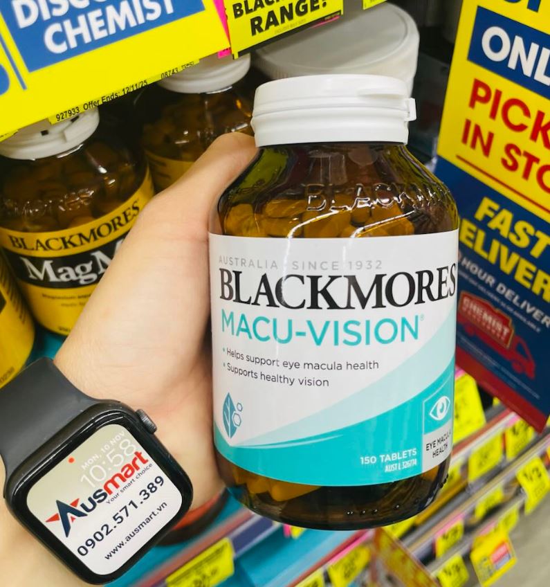 Viên uống bổ mắt Blackmores Macu Vision của Úc