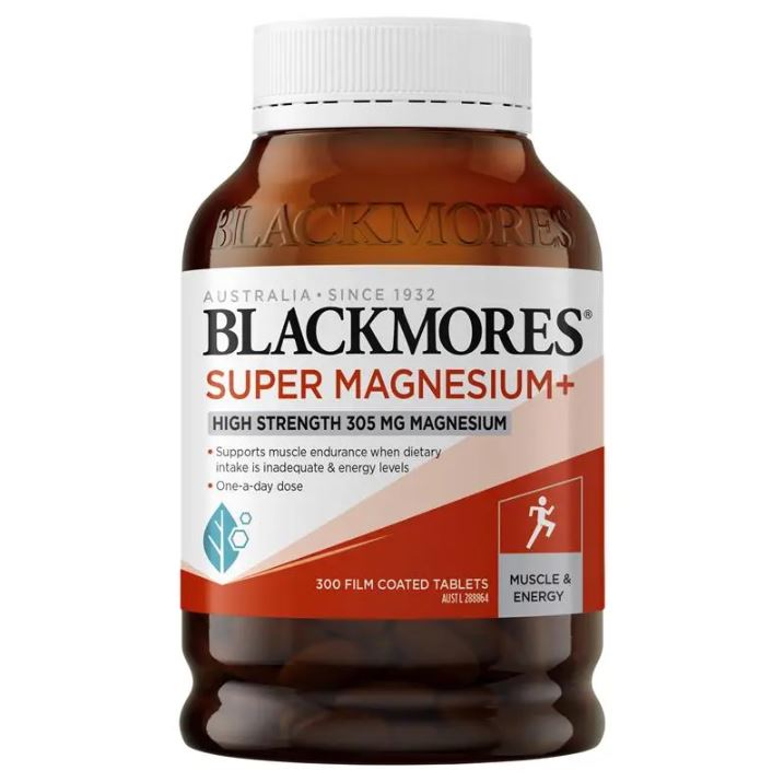 Viên uống bổ sung Magie Blackmores Super Magnesium+