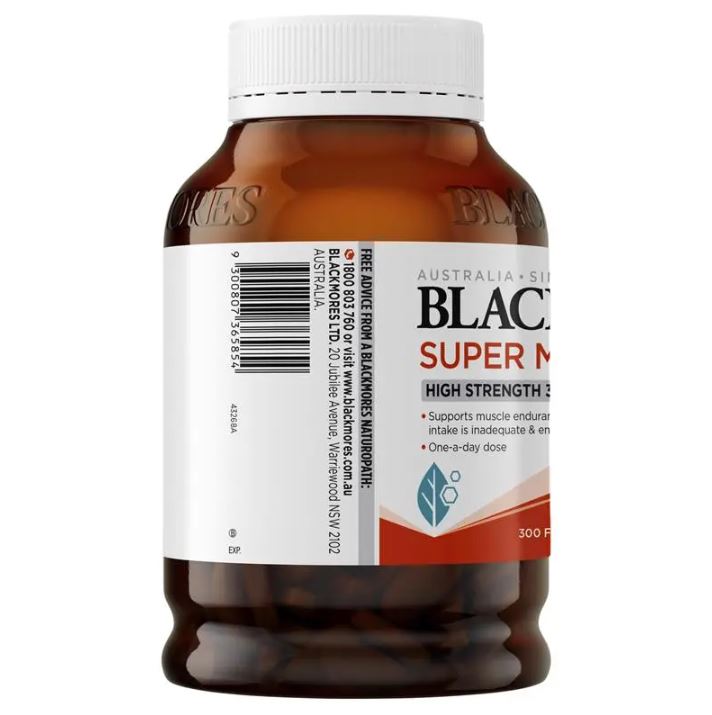 Viên uống bổ sung Magie Blackmores Super Magnesium+