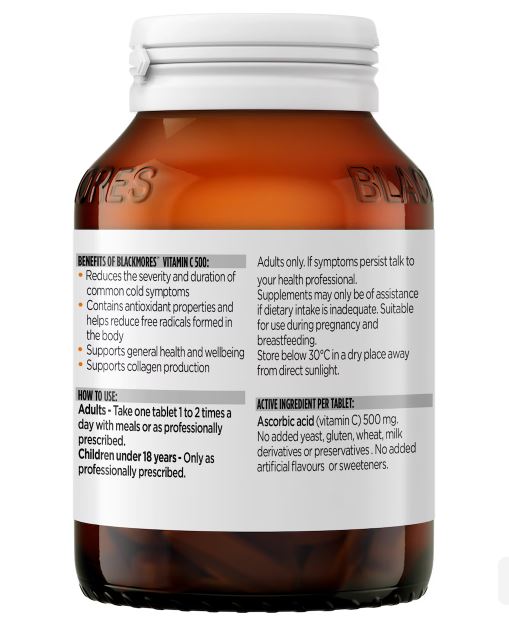 Vitamin C Úc Blackmores 500mg 120 viên