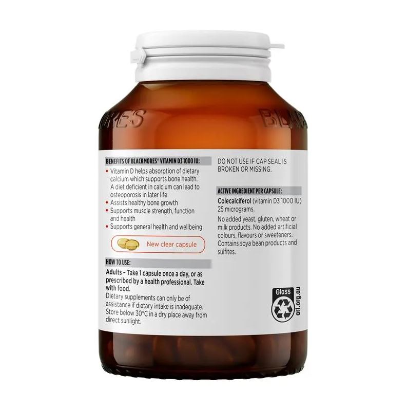Viên uống bổ sung Vitamin D3 1000IU Blackmores