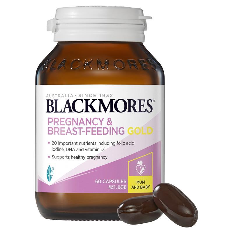 Blackmores Bầu Pregnancy & Breast Feeding Gold của Úc - 60 viên