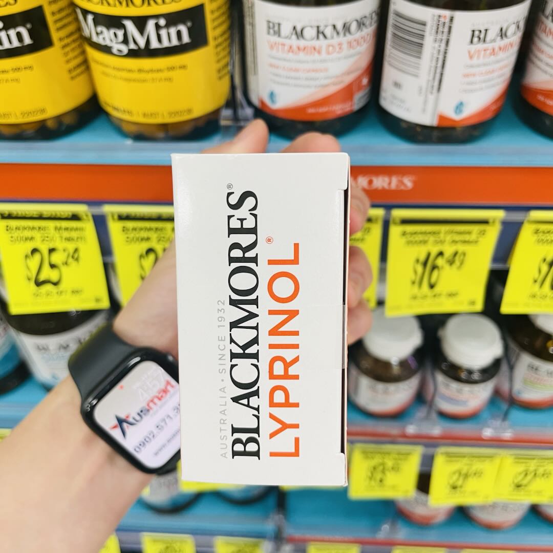 Viên uống hỗ trợ khớp từ dầu vẹm xanh Blackmores Lyprinol Marine 100 viên