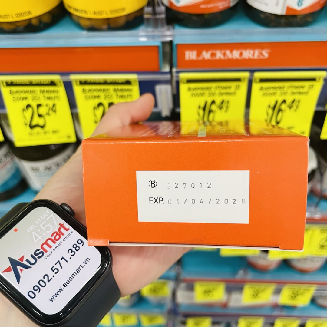 Viên uống hỗ trợ khớp từ dầu vẹm xanh Blackmores Lyprinol Marine 100 viên