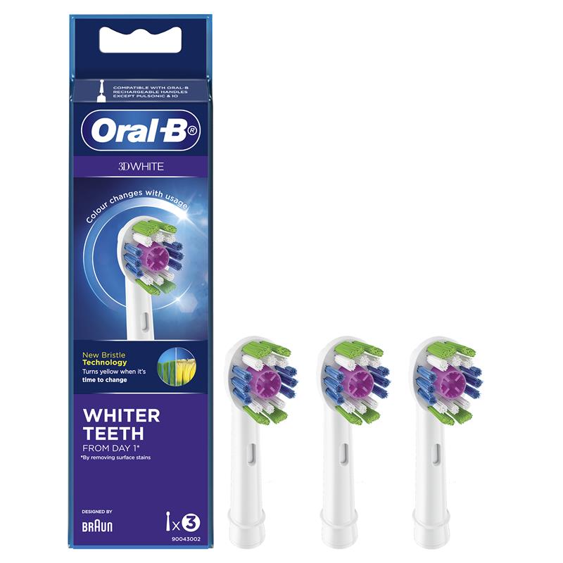 Đầu bàn chải điện Oral B 3D White của Úc bộ 3 đầu