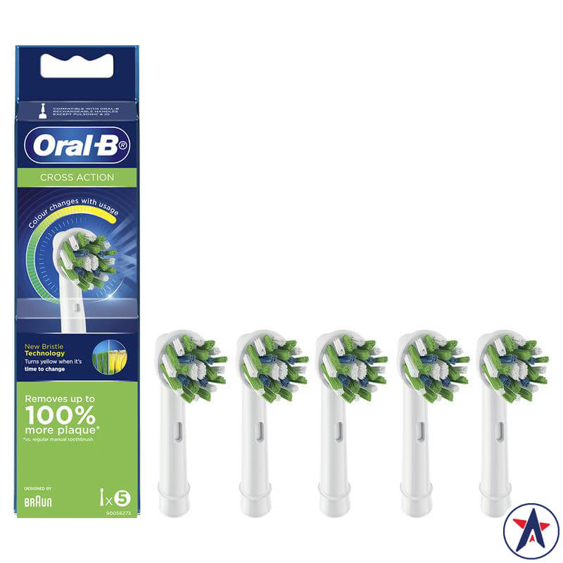 Bộ 5 đầu thay bàn chải điện Oral B Power Toothbrush Cross Action Refills