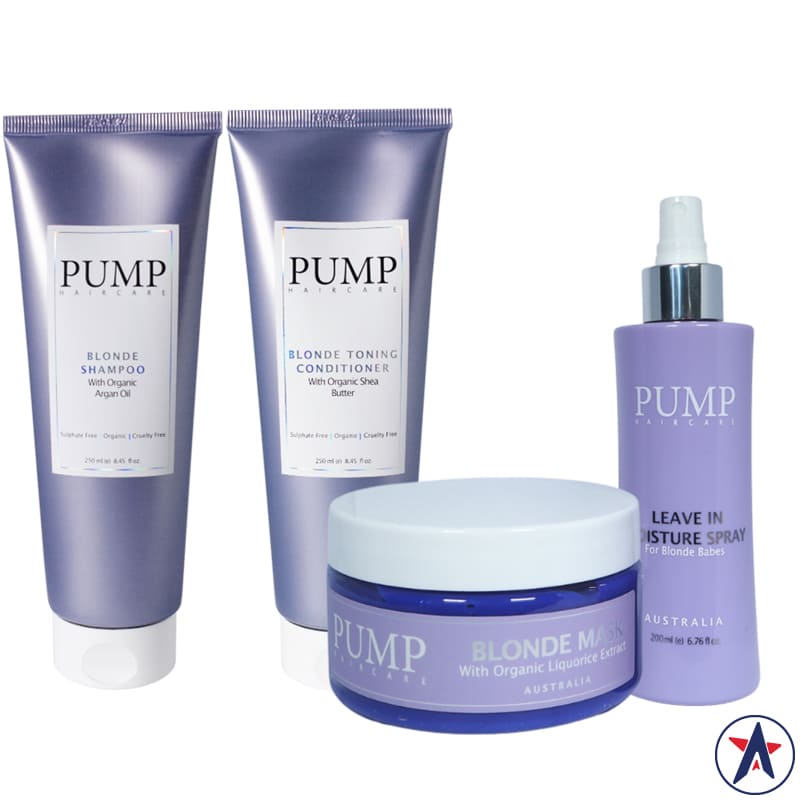 Bộ dưỡng và chăm sóc tóc Pump Blonde Pack | Xuất xứ Úc (Australia)