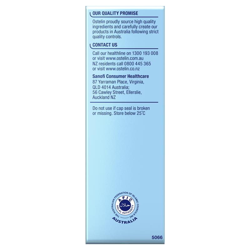 Canxi Ostelin Calcium Vitamin D3 cho bé dạng nước Kids Milk Úc 90ml