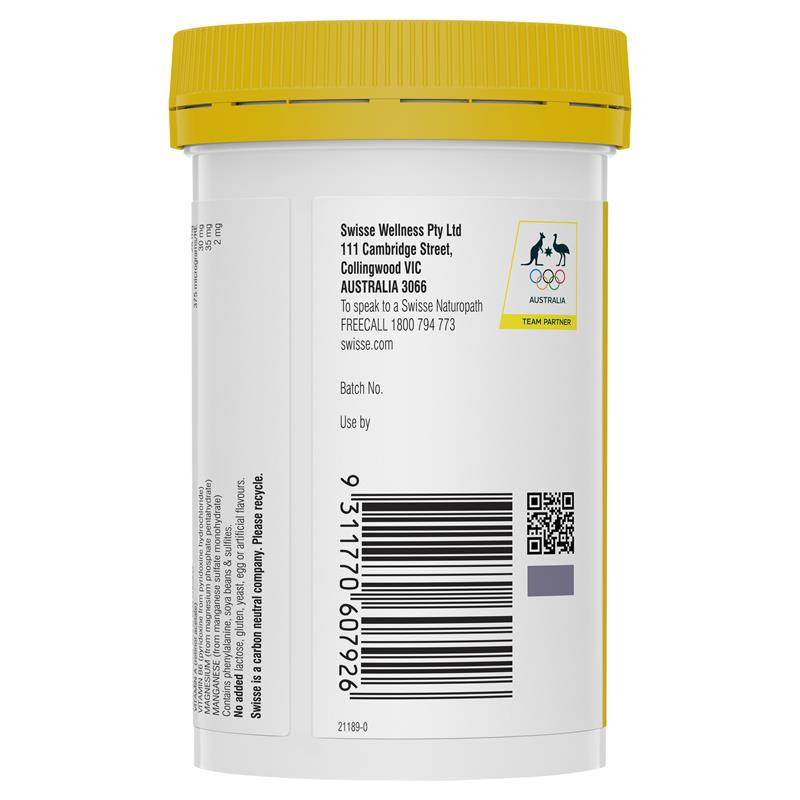 Viên uống bổ sung Kẽm Swisse Ultiboost Zinc+ 120 viên | Sản phẩm chính hãng Úc