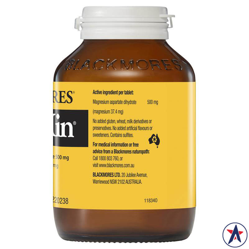 Viên uống bổ sung Magie cho cơ thể Blackmores Magmin 500mg