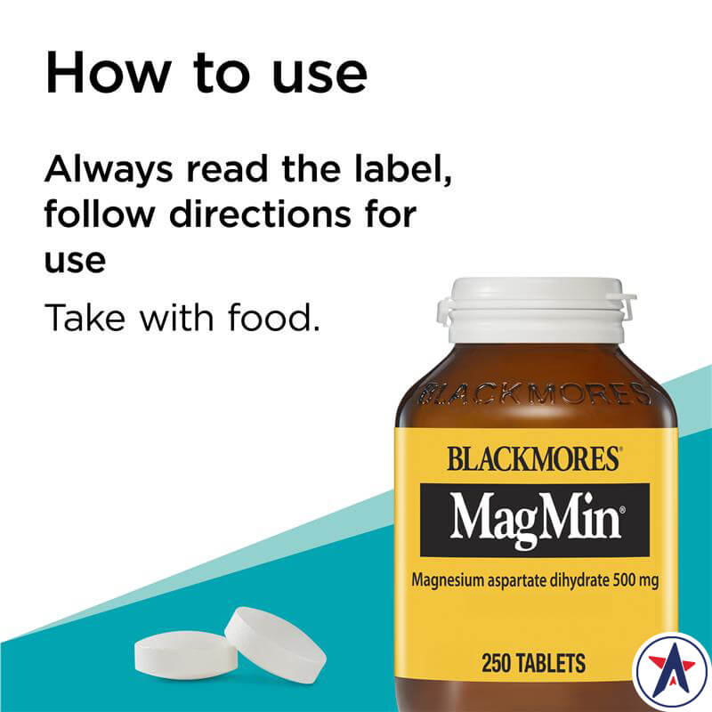 Viên uống bổ sung Magie cho cơ thể Blackmores Magmin 500mg