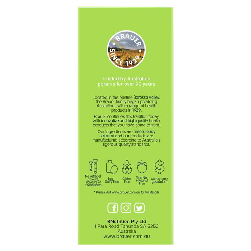 Sắt dạng nước kèm Vitamin B cho trẻ Brauer Kids Liquid Iron 200ml